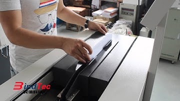 【Bindtec】Operating video of our D50-A4 book binding machine