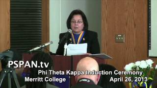 P-SPAN #314: Phi Theta Kappa Ceremony at Merritt College