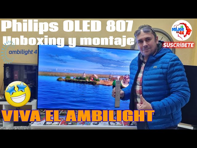 Review Philips OLED 807: panel OLED EVO y Ambilight para crear un televisor  único