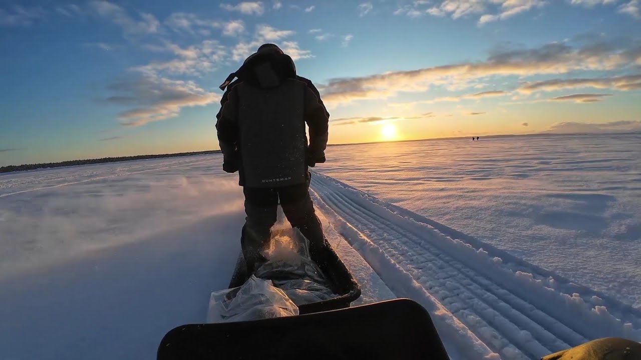 Рыбалка первого марта. Попали на ЖОР зубаря.