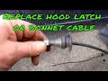 How to Replace a BMW Hood Latch Cable or Bonnet as Some Know it