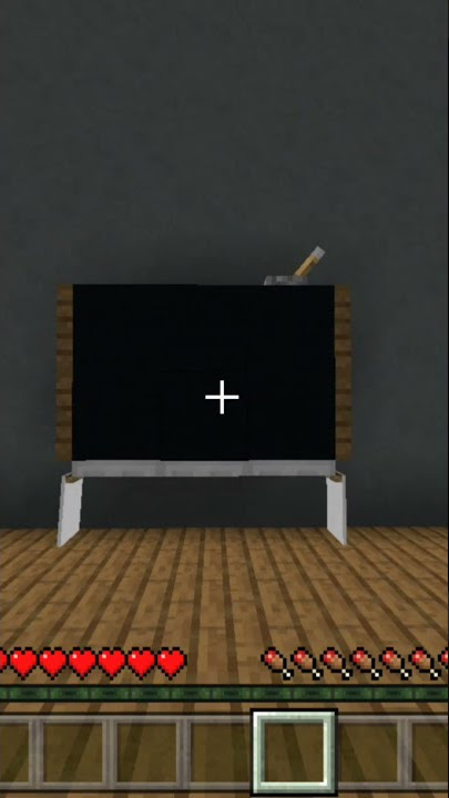 Minecraft: How To Make A Modern TV