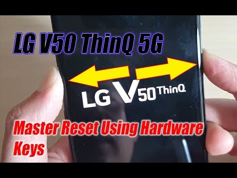LG V50 ThinQ 5G: How to Factory Reset Using Hardware Keys