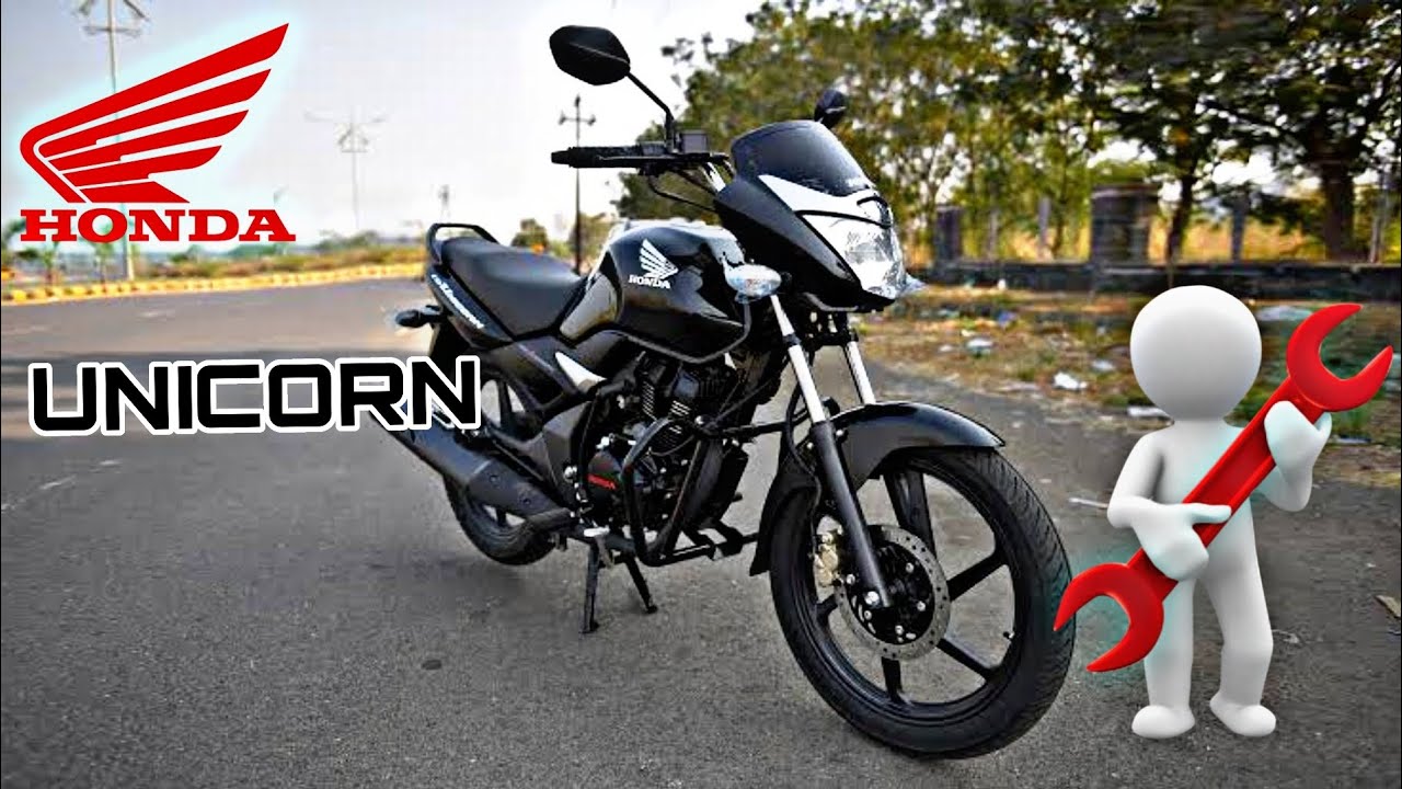 HONDA UNICORN BIKE REPAIR 😱 bike garage technician YouTube