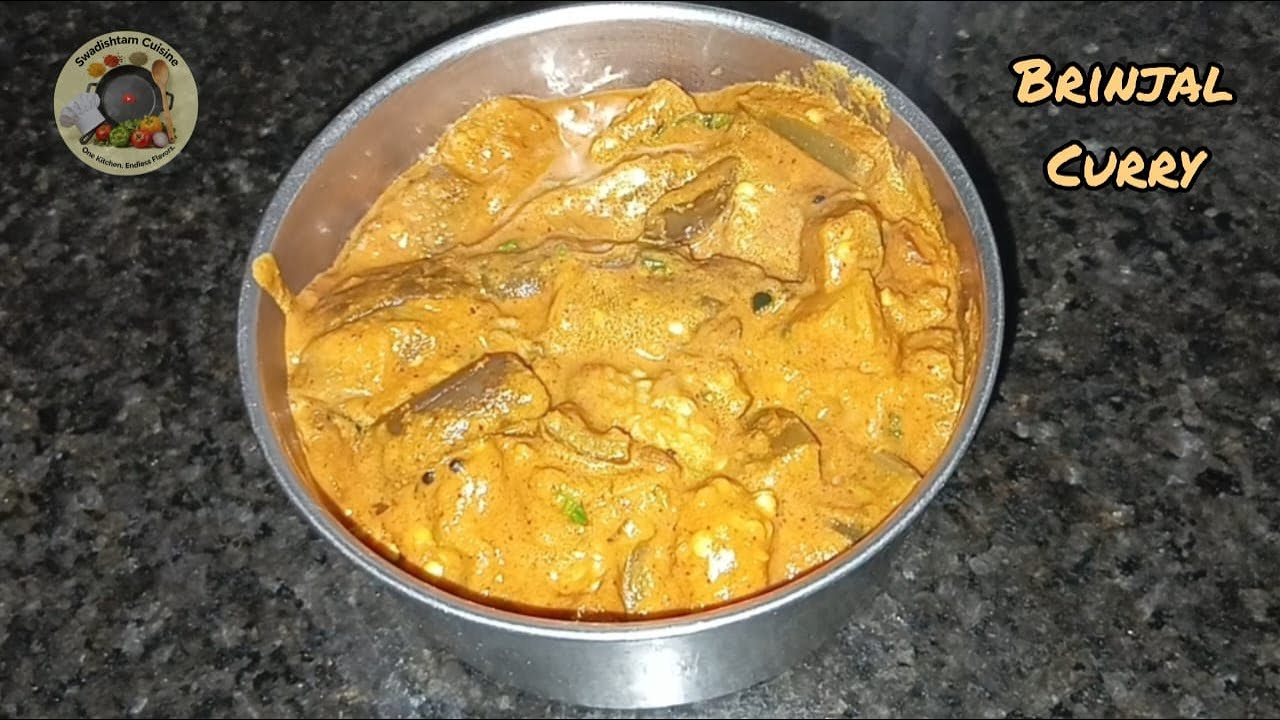 Vankaya Nuvvula Kura | Brinjal Sesame Curry | Simple & Tasty Eggplant Curry | #swadishtamcuisine
