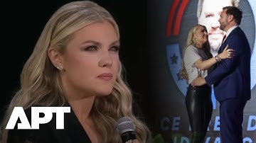 FULL: Erika Kirk Responds to Viral Hug With VP JD Vance — “My Love Language Is Touch” | APT