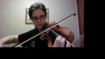 3 Octave E flat Major Violin Scale with fingerings and playthrough