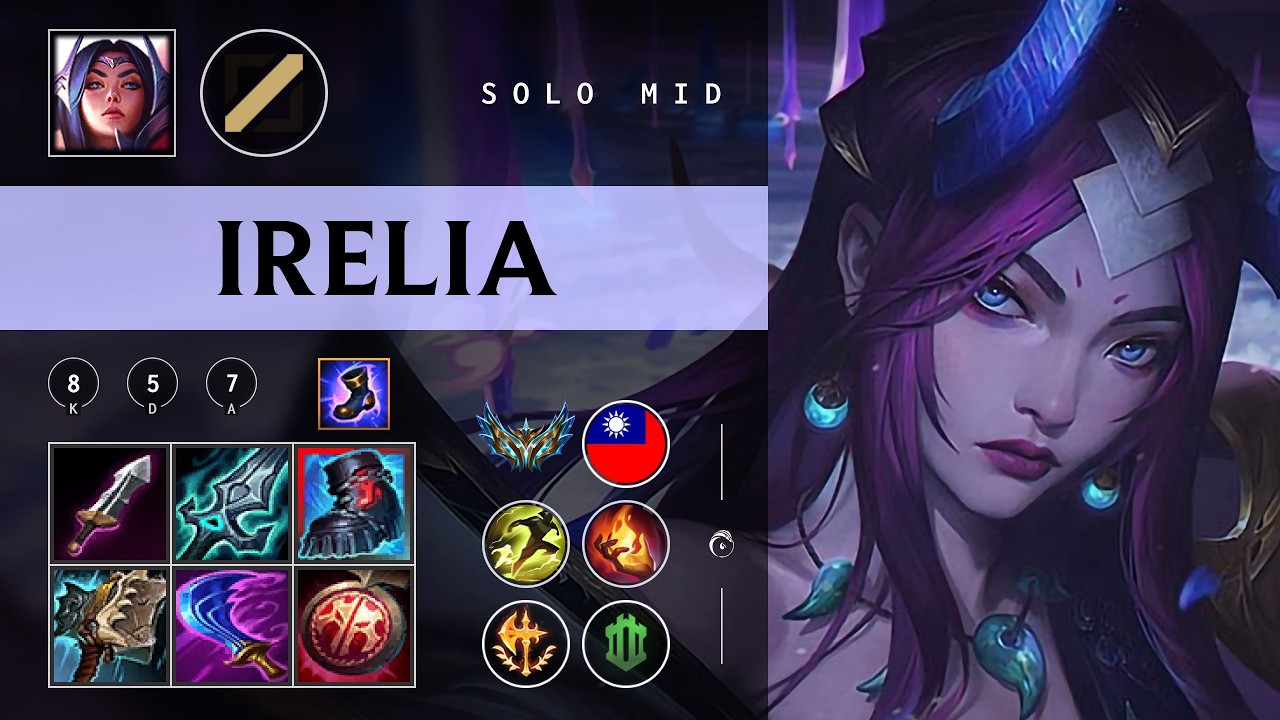 Irelia Mid vs Zed - TW Challenger Patch 26.05