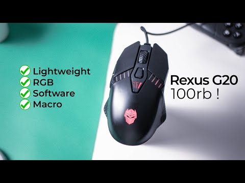 Mouse Gaming 100rb TERLENGKAP | Rexus Xierra G20 !