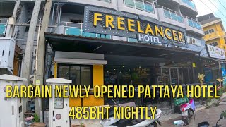 NEWLY OPENED PATTAYA BUDGET FREELANCER HOTEL REVIEW 485BHT NIGHTLY *Details In Description*