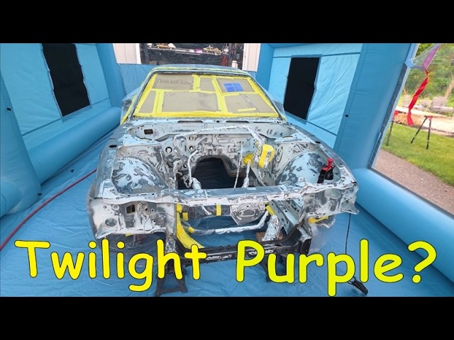 The 240SX Engine Bay Gets Painted. Twilight Purple! - YouTube