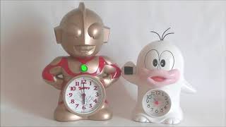 ウルトラマンとオバケのQ太郎が寝坊助な君を起こしにやって来た