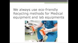 Eco-Friendly Medical Equipment Recycling Services