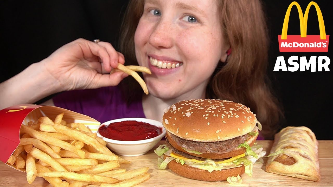 ASMR MCDONALD'S BIG MAC MUKBANG (Collab With CravingSatisfiedASMR) EATING SOUNDS