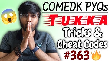 COMEDK 2022: Mathematics Tukka Tricks🔥🔥🔥 | Tricks & Cheat Codes #363 [ COMBO OFFER In Description ]