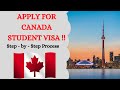 Canada student visa process