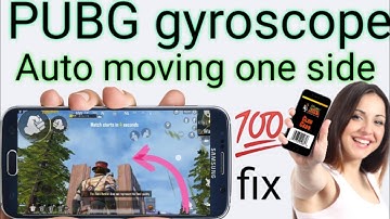 Pubg mobile gyroscope Auto moving one side fix problem 💯 working trick