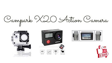 Campark X20 Action Camera / Wifi / Remote