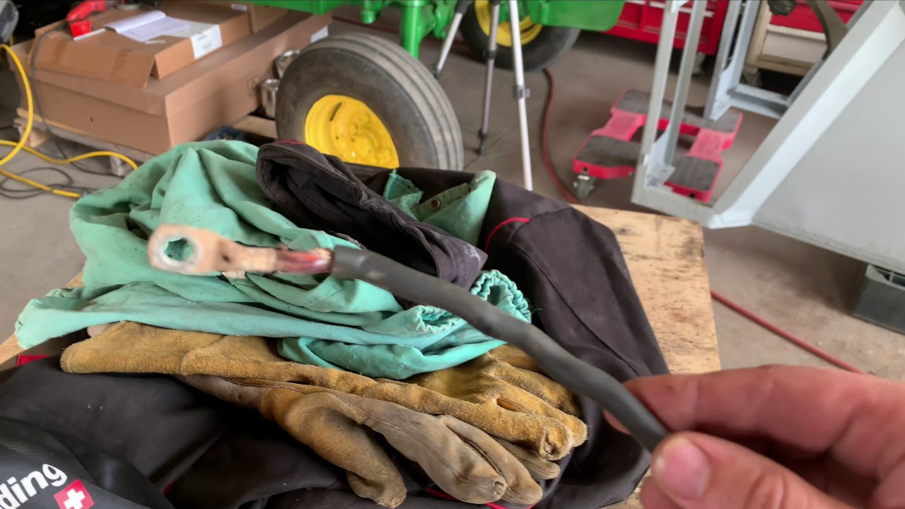 This Welder GRRRR Welding Reinforcement on the John Deere 2510 Cab Roof