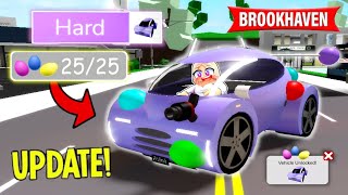 TRYB HARD: WSZYSTKIE 25 LOKALIZACJE JAJEK WIELKANOCNYCH na BROOKHAVEN w ROBLOX! 🥚 EASTER UPDATE! screenshot 2