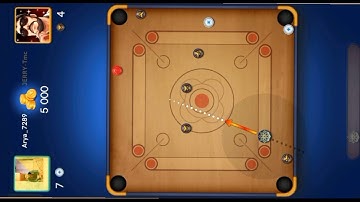 online carrom board gameplay video ||carrom pool disc || कैरम बोर्ड खेल || Android / iOS