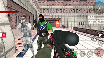 FPS Encounter Secret Mission Best Shooting Games _ Android GamePlay