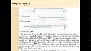 Asynchronous SRAM Organization part 3