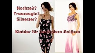 Kleider; Trauzeugin, Hochzeit, besondere Anlässe