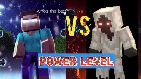 Minecraft || Herobrine Vs Entity 303  Power Level epic fight