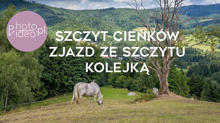 Zjazd kolejką ze szczytu Cieńków.