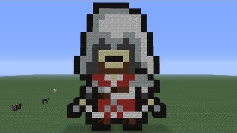Minecraft Pixel Art: Ezio Tutorial