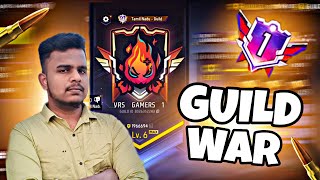 GUILD WARS WITH HACKERS| FREEFIRE LIVE TAMIL | #vrsgamerff #freefire #viral #brranked