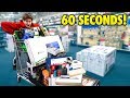 Little Brother Gets 60 SECONDS To Grab EVERYTHING For FREE Challenge
