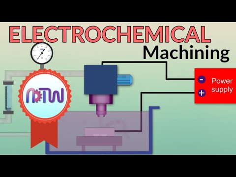 ELECTROCHEMICAL MACHINE (ECM): Construction and working of electrochemical Machining process.