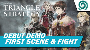 Project TRIANGLE STRATEGY Debut Demo first scene and gameplay | No Commentary | Switch