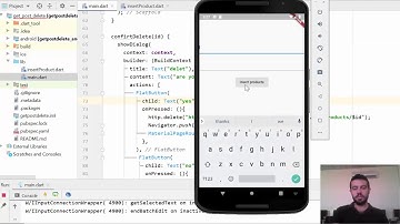 استخدام Delete API لحذف منتج معين عن طريق Flutter وكيفية عمل Alert Dialog لتاكيد الحذف