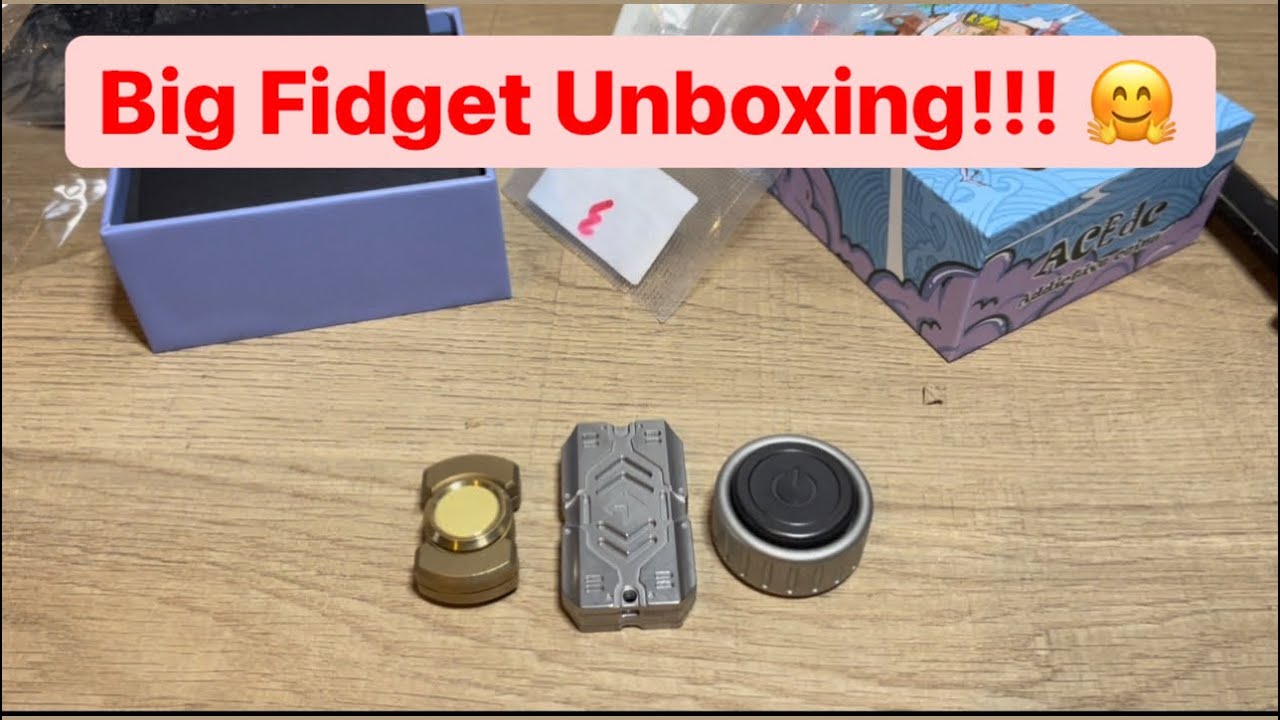 Big Fidget Unboxing from AliExpress!!! Warshield from Wanwu, ACEDC