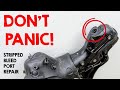 Stripped Bleed Screw Thread Repair: Shimano Hydraulic Shifter.