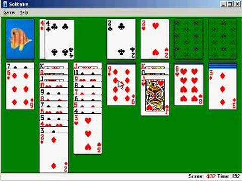 Solitaire - vegas rules - YouTube