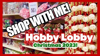 HOBBY LOBBY CHRISTMAS 2023! Shop With Me! + DECORATE WITH ME FOR FALL IN MY KITCHEN!