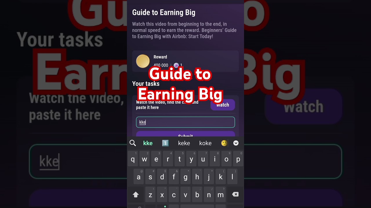 Guide to Earning Big tapswap code today 