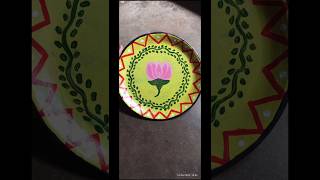 home decor ideas👌🌺 for old plate ❤#shorts#art &amp; crafts ideas