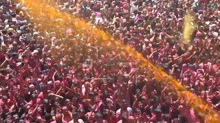 Millions of people celebrate Holi, the Hindu festival of colors