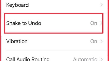 iPhone 6 | How To Turn On & OFF Shake To Undo Features Settings