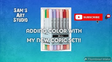 Adding Color with my New Copic Ciao Marker Set | Thor-Spidey!