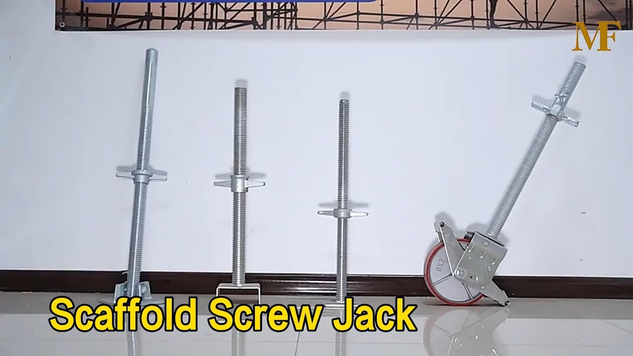 Frame Scaffold Screw Jack Length Adjustable Threaded Q235 Steel Galvanized
