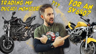Why I'm trading my Ducati Monster for a Suzuki SV650