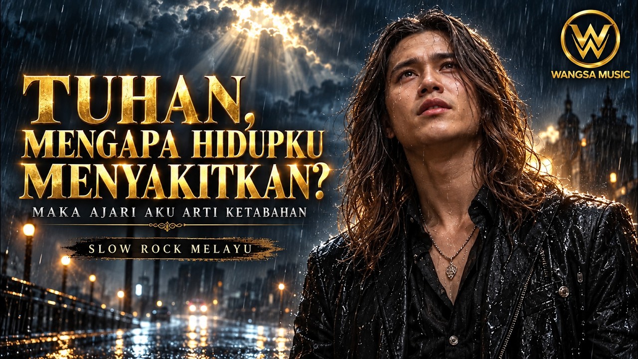 Saat Lelah, Dengarkanlah Lagu ini | TUHAN, MENGAPA HIDUPKU MENYAKITKAN? | Slow Rock Melayu Ketabahan