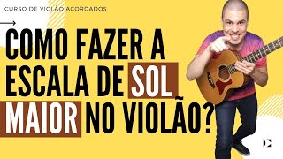 Como fazer a escala de Sol maior no violão.