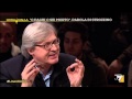 Vittorio Sgarbi a Salvo Sottile: "Mi rompi il ca**o, lasciami finire se no ti mando a cagare!